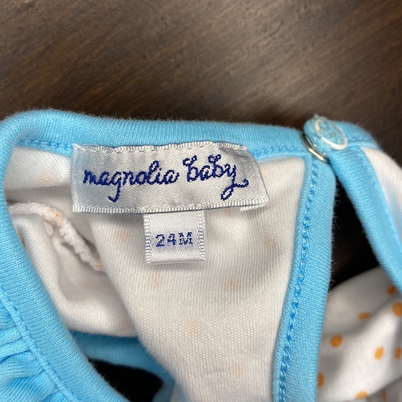 MAGNOLIA BABY infant pumpkin dress - Size 24 months - Picture 6 of 9